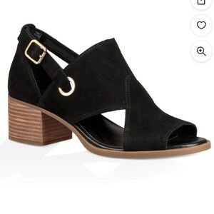 Ugg Koolaburra Kaiah Suede Block Heel Sandal‎ Size 8